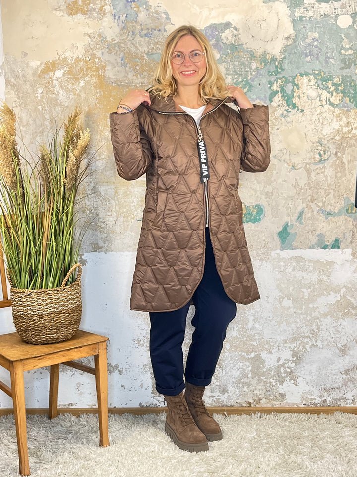 Steppjacke "Beauty", cognac