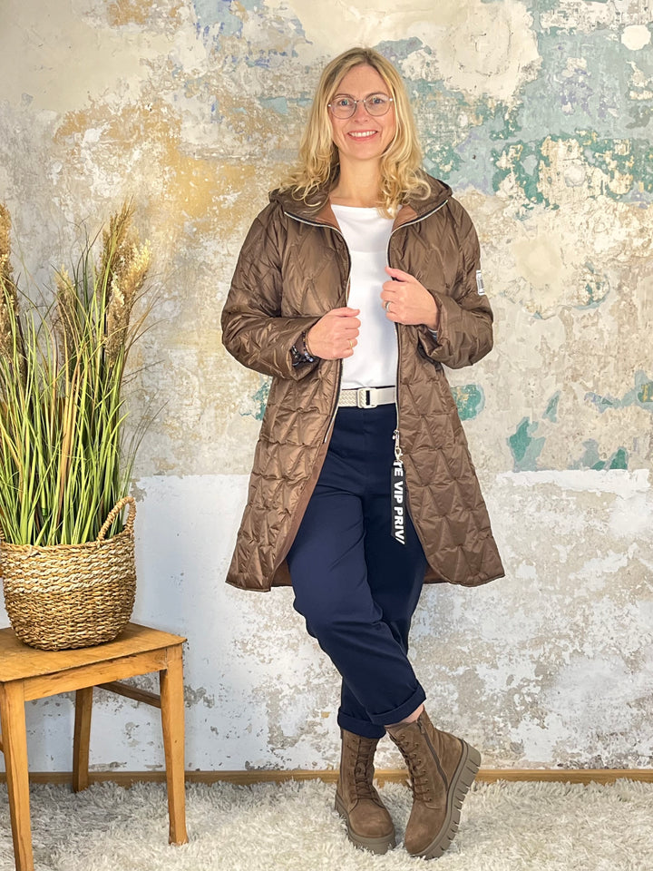 Steppjacke "Beauty", cognac