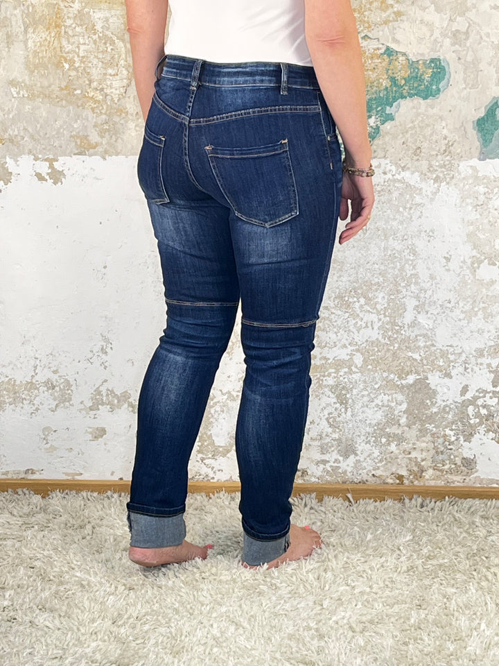 Jeans LOVE, dark denim