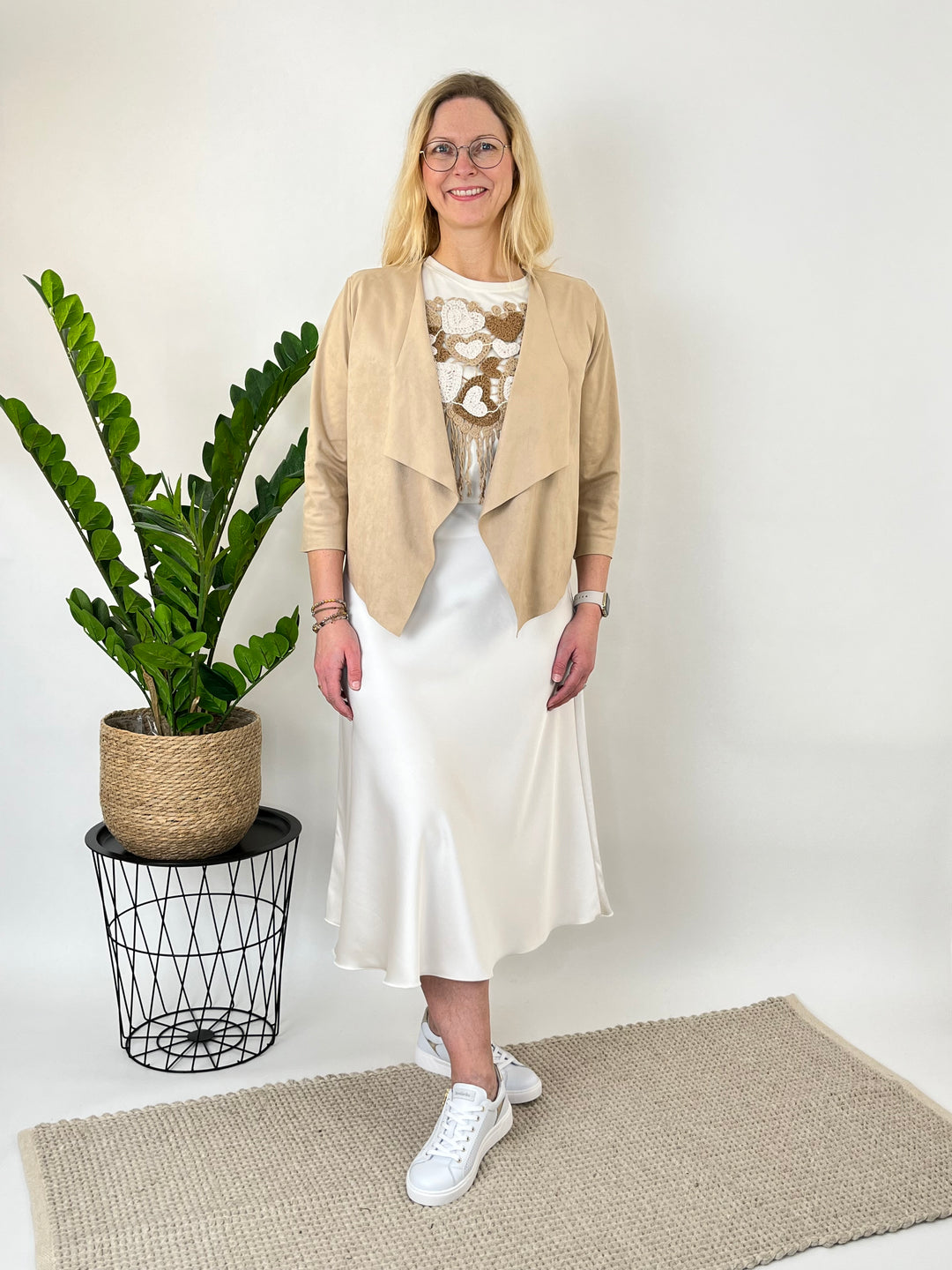 Satinrock, ecru von Bella Vita - Mode &amp; Lifestyle