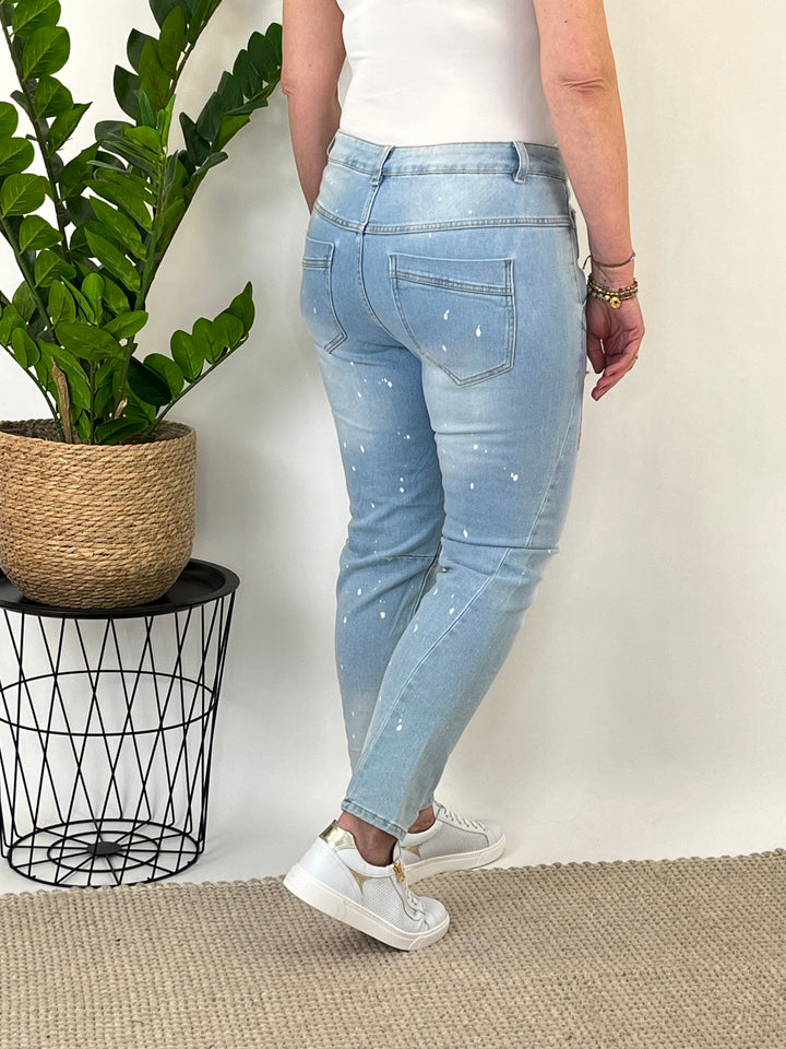 Jeans "Cannes Cote D'Azur" von Bella Vita - Mode & Lifestyle