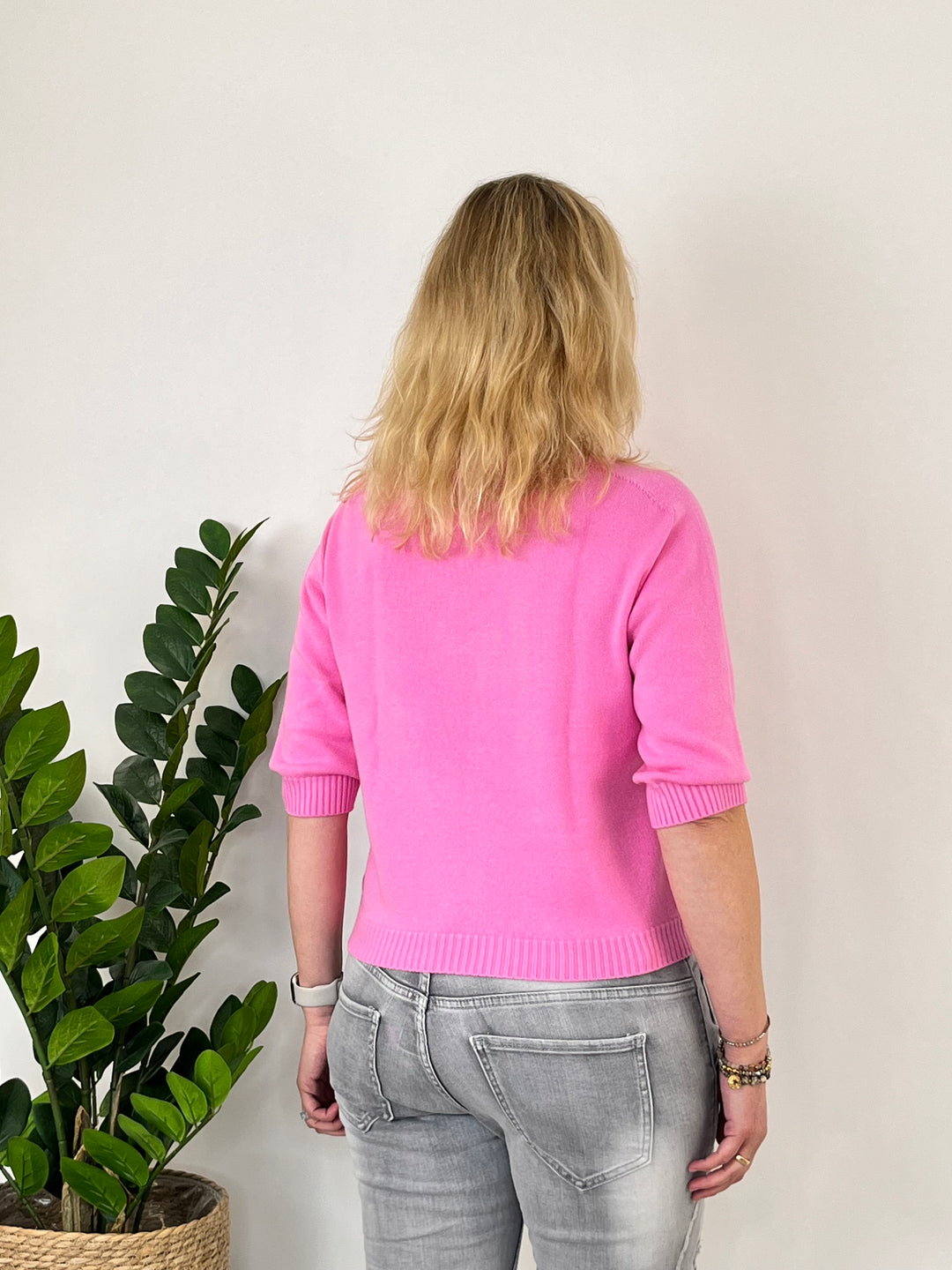 Pullover mit 3/4-Arm, pink von Bella Vita - Mode &amp; Lifestyle