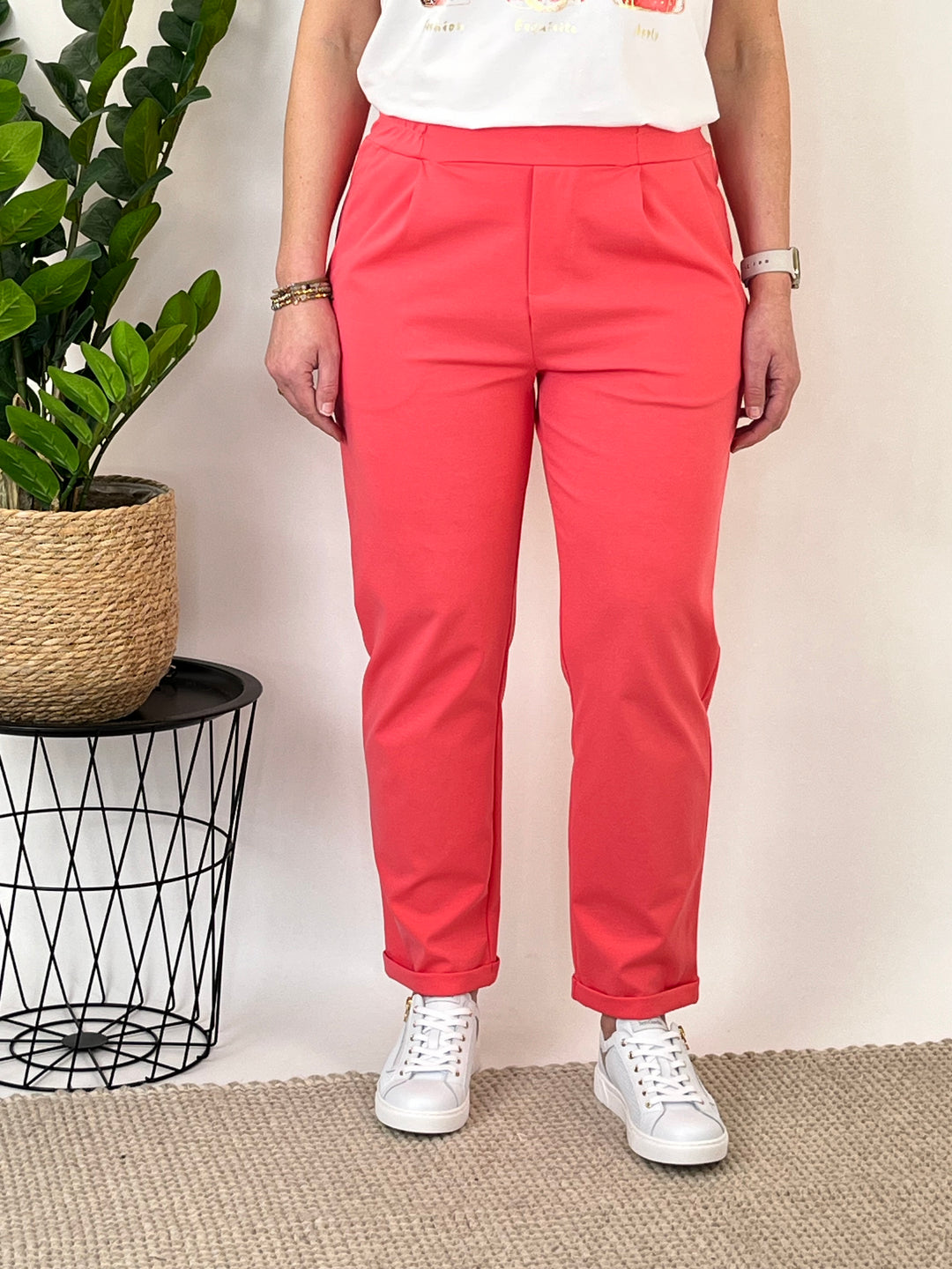 7/8-Jerseyhose mit Komfortbund, koralle von Bella Vita - Mode & Lifestyle