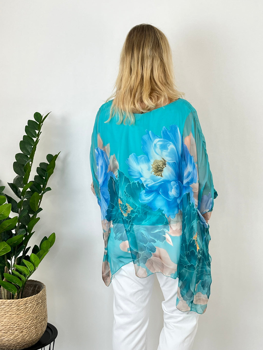 Tunika mit floralem Print, smaragd von Bella Vita - Mode &amp; Lifestyle