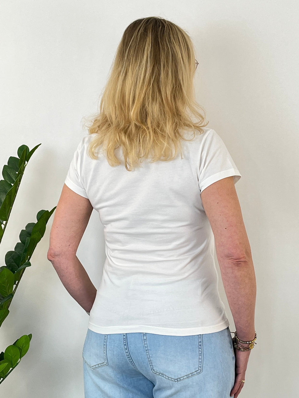 T-Shirt "I love you", weiß-pink von Bella Vita - Mode & Lifestyle