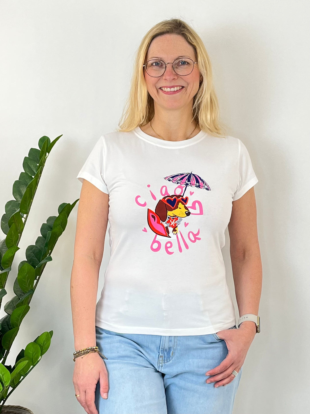 T-Shirt Ciao Bella, pink von Bella Vita - Mode &amp; Lifestyle