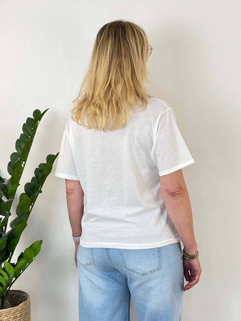 T-Shirt "More Spaghetti", weiß-rot von Bella Vita - Mode & Lifestyle