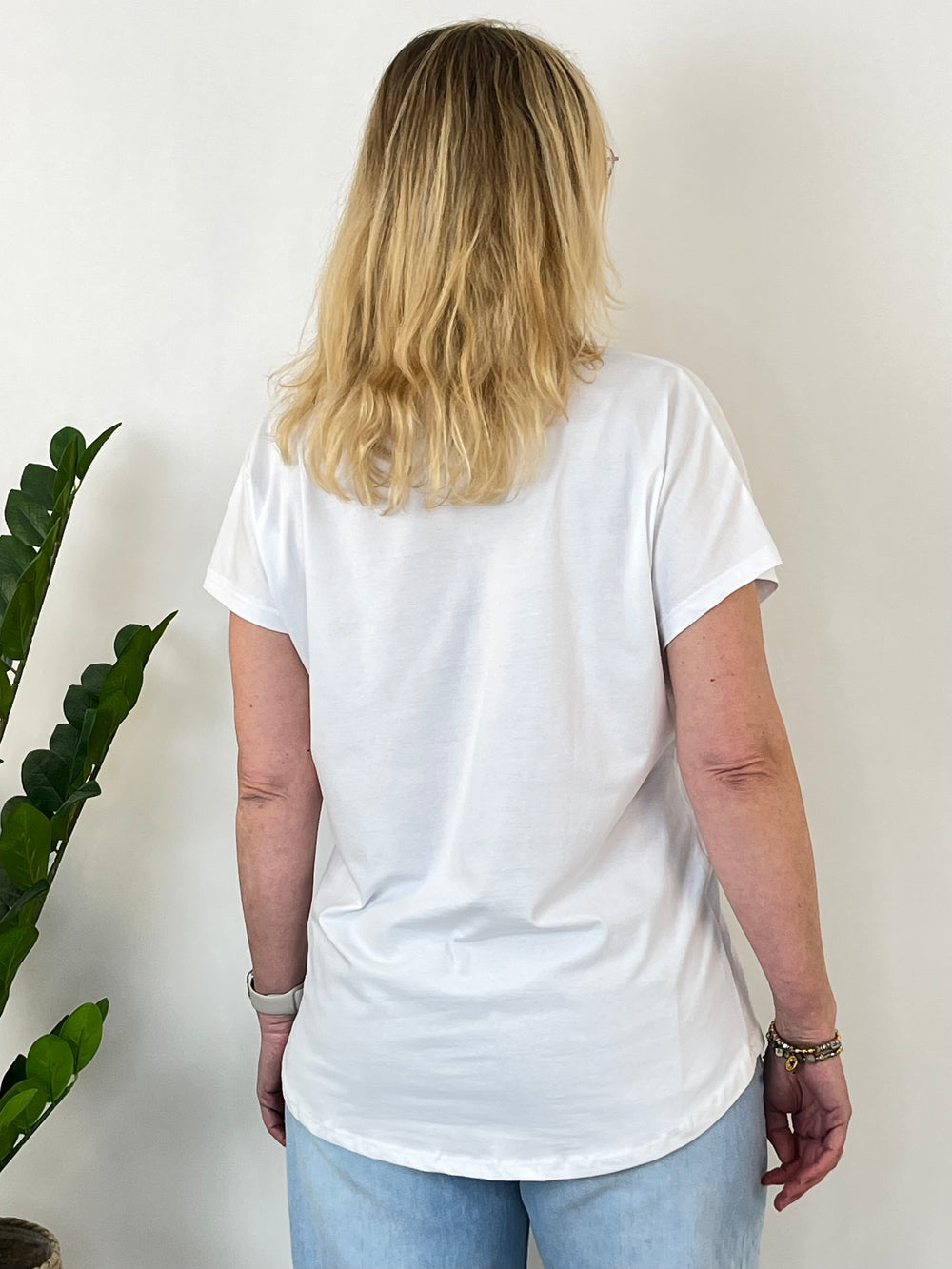 T-Shirt Vespa mit Glitzersteinchen, khaki von Bella Vita - Mode & Lifestyle