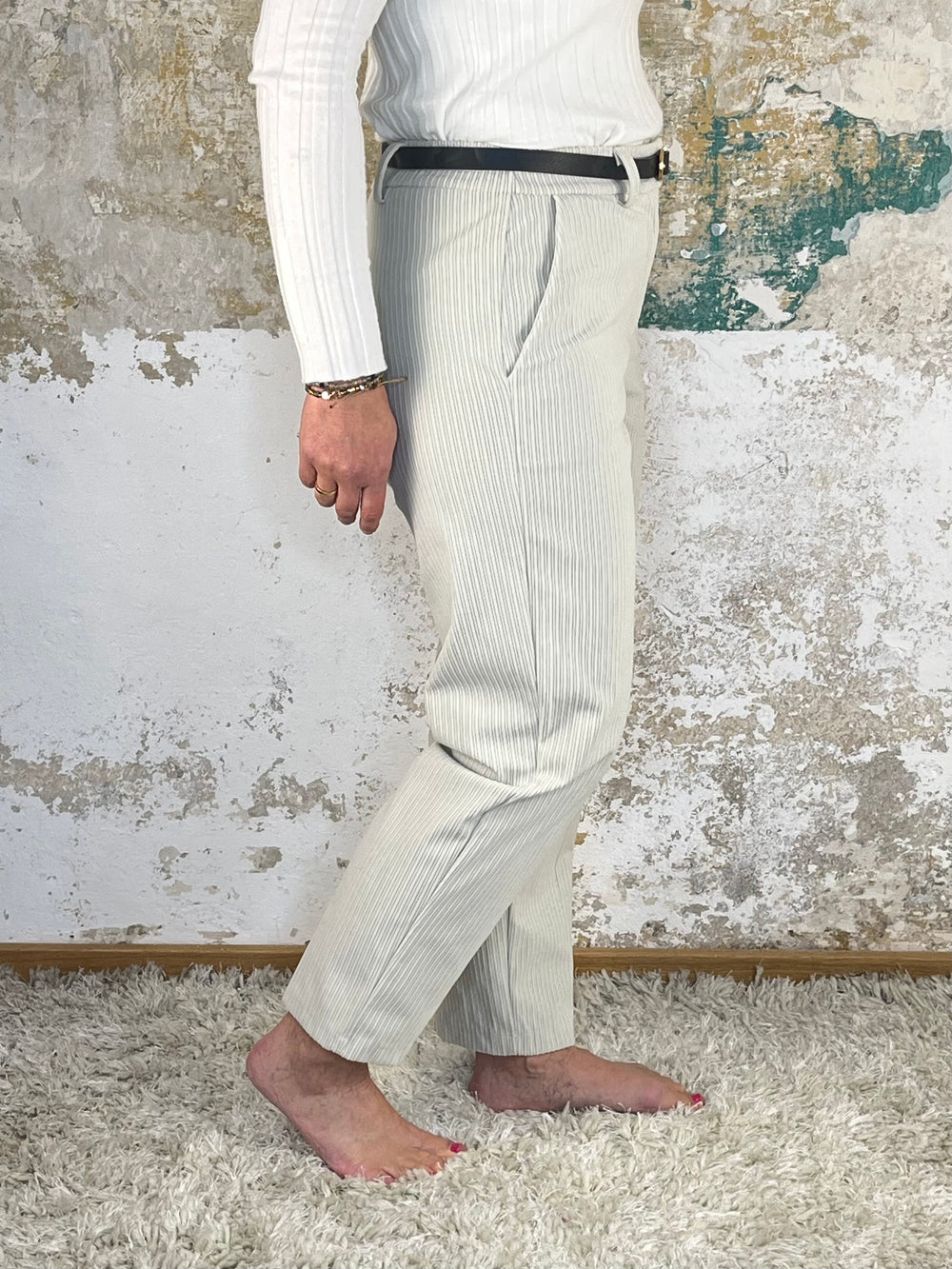7/8-Cordhose, ecru von Bella Vita - Mode & Lifestyle