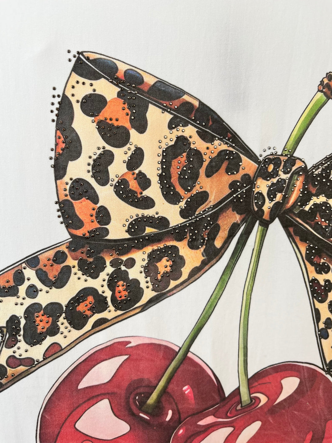 Shirt „Cherry“ mit Glitzersteinchen, rot von Bella Vita - Mode &amp; Lifestyle