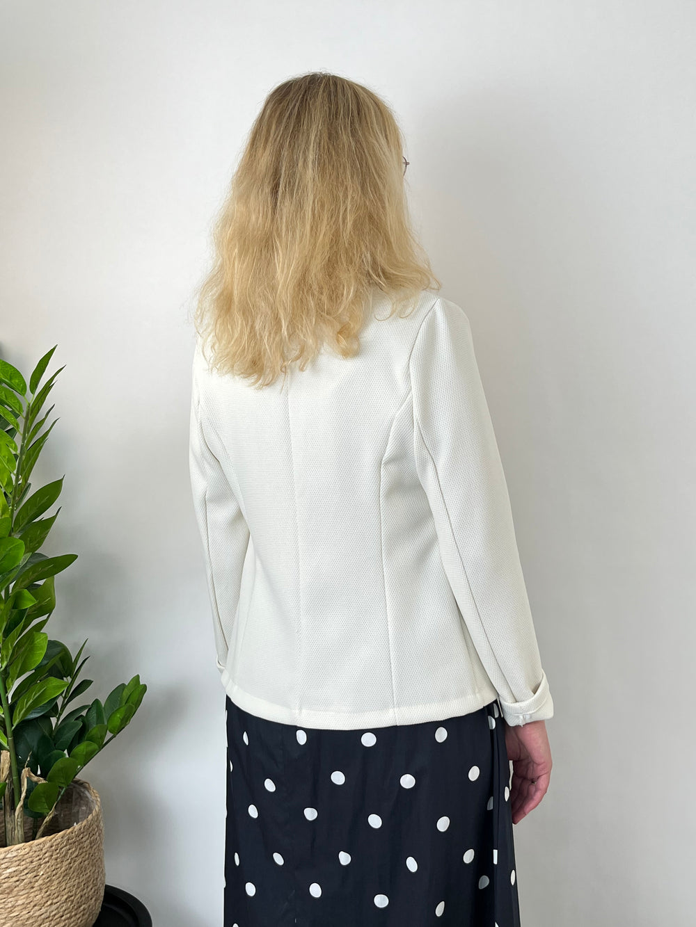 Blazer in Strukturware, ecru von Bella Vita - Mode & Lifestyle