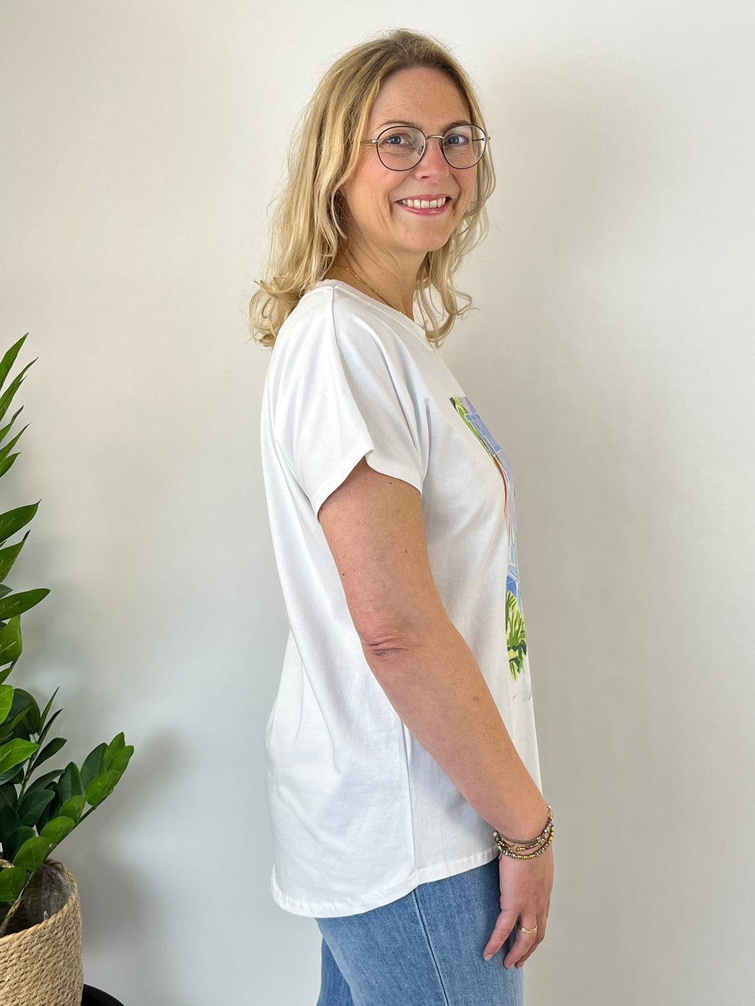 T-Shirt mit Frontdruck FLORIDA von Bella Vita - Mode &amp; Lifestyle