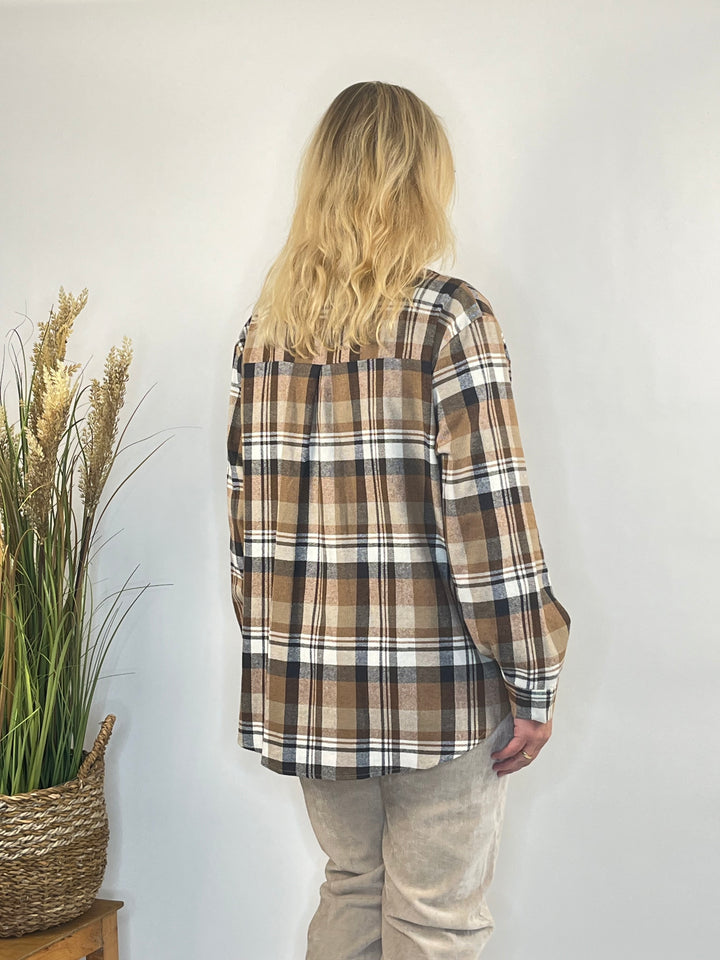 Flanellhemd, beige-ecru von Bella Vita - Mode & Lifestyle