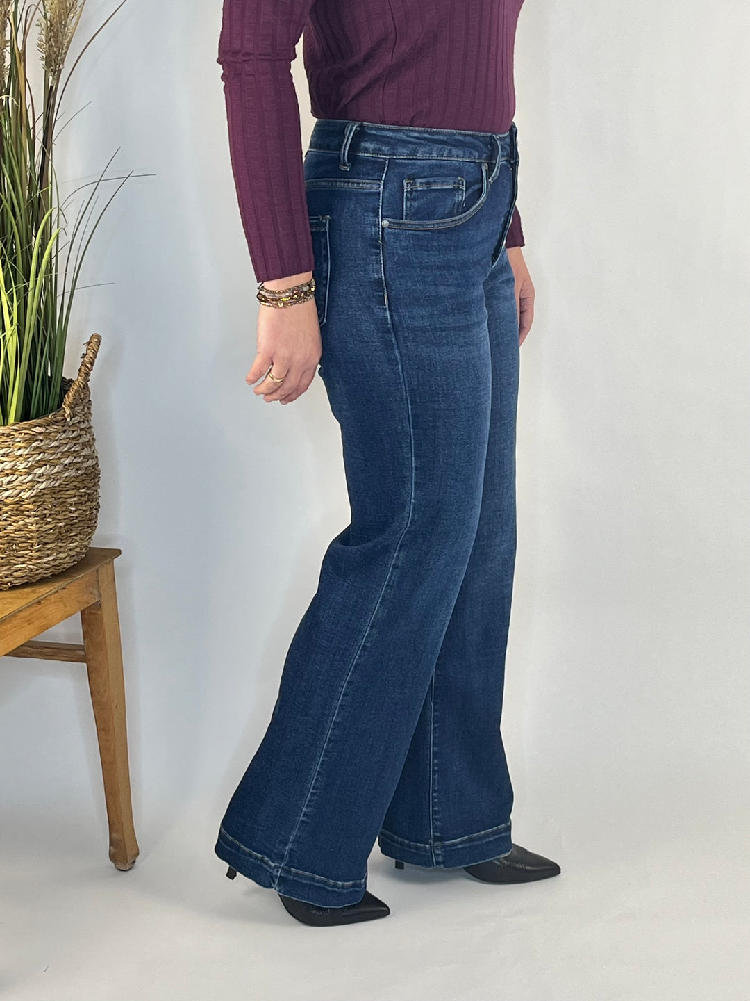 Jeans in Marleneform, dark blue von Bella Vita - Mode & Lifestyle