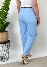 7/8-Hose im sportiven Look, hellblau von Bella Vita - Mode & Lifestyle