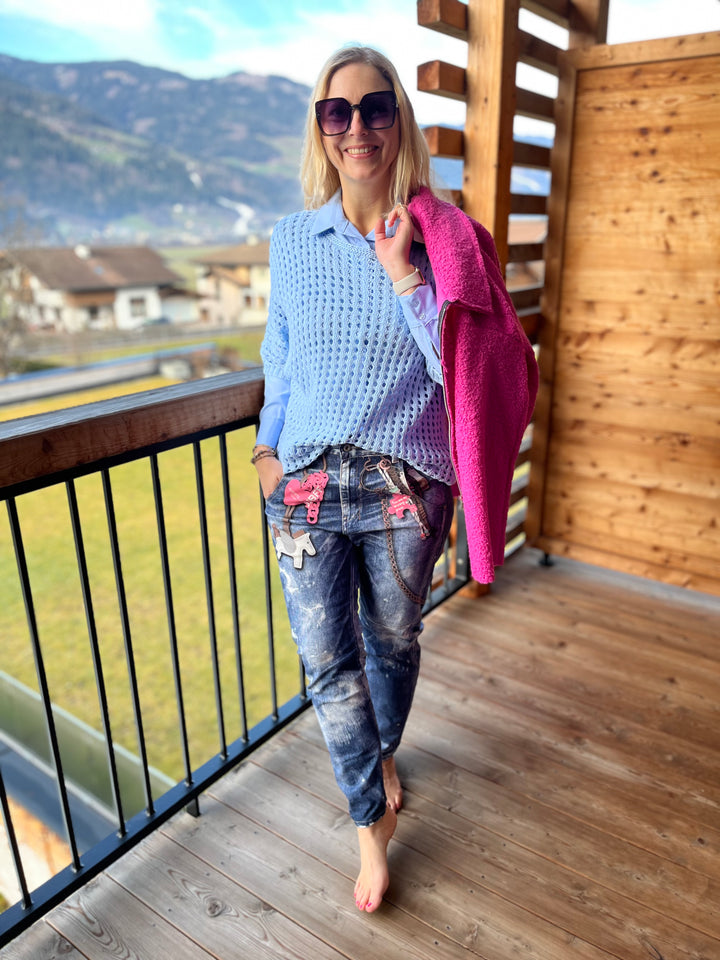 Jeans Streetstyle, dark blue von Bella Vita - Mode & Lifestyle