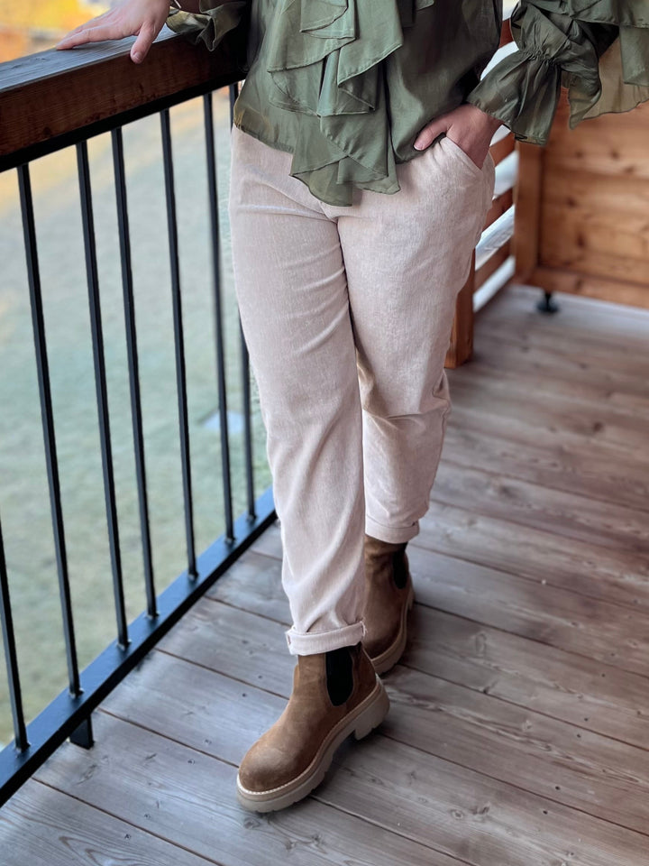 Jogpant Soft Touch, beige von Bella Vita - Mode & Lifestyle