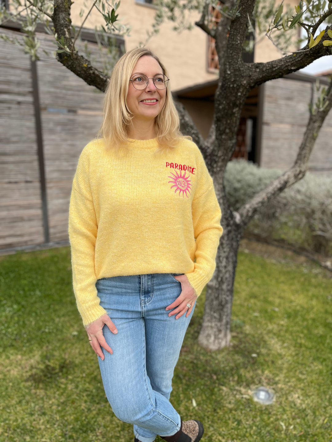 Pullover Paradise, gelb von Bella Vita - Mode & Lifestyle