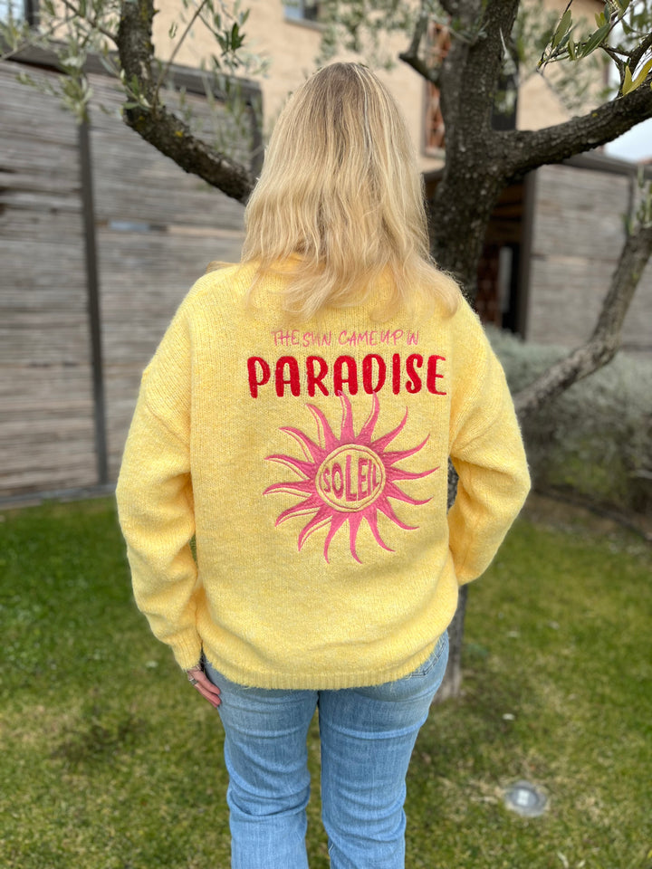 Pullover Paradise, gelb von Bella Vita - Mode & Lifestyle