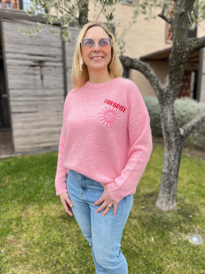 Pullover Paradise, pink von Bella Vita - Mode & Lifestyle