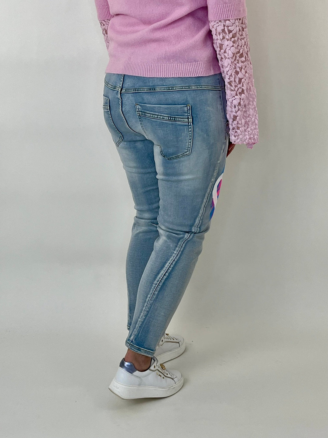 Jeans Hearts, blue denim von Bella Vita - Mode &amp; Lifestyle