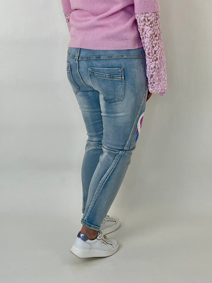 Jeans Hearts, blue denim von Bella Vita - Mode &amp; Lifestyle