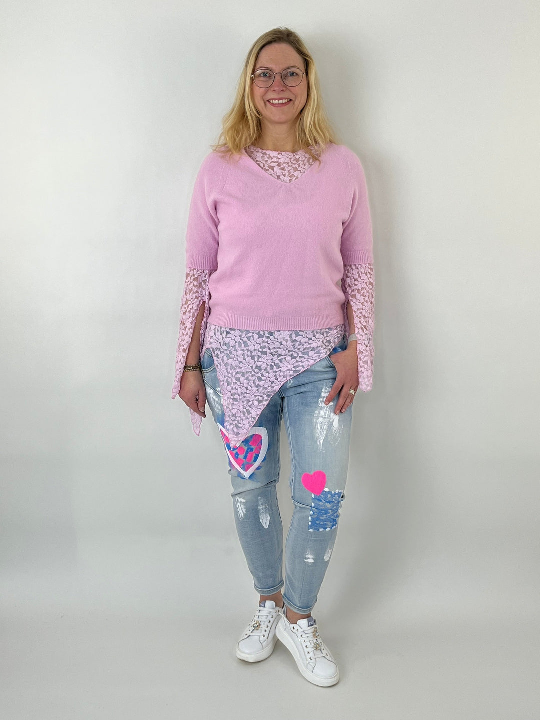 Jeans Hearts, blue denim von Bella Vita - Mode &amp; Lifestyle