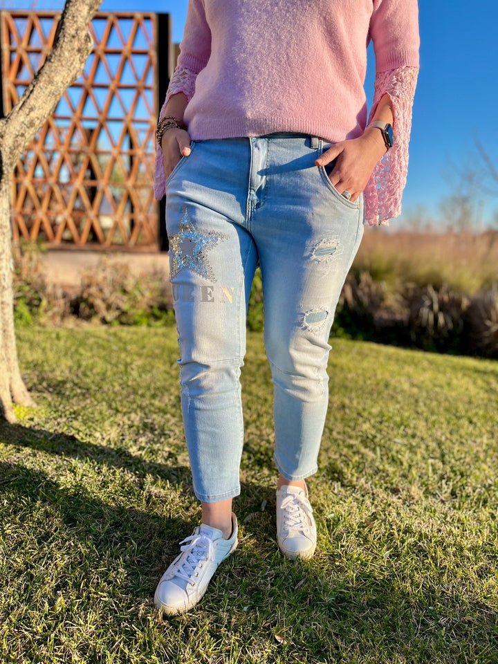 Jeans Queen, blue denim von Bella Vita - Mode &amp; Lifestyle