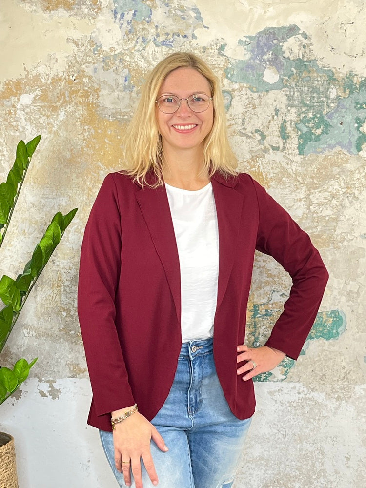 Jersey-Blazer mit Reverskragen von Bella Vita - Mode &amp; Lifestyle