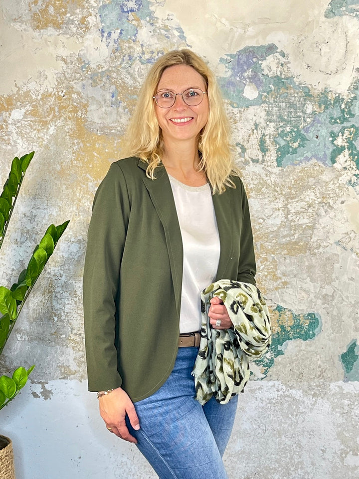 Jersey-Blazer mit Reverskragen von Bella Vita - Mode &amp; Lifestyle