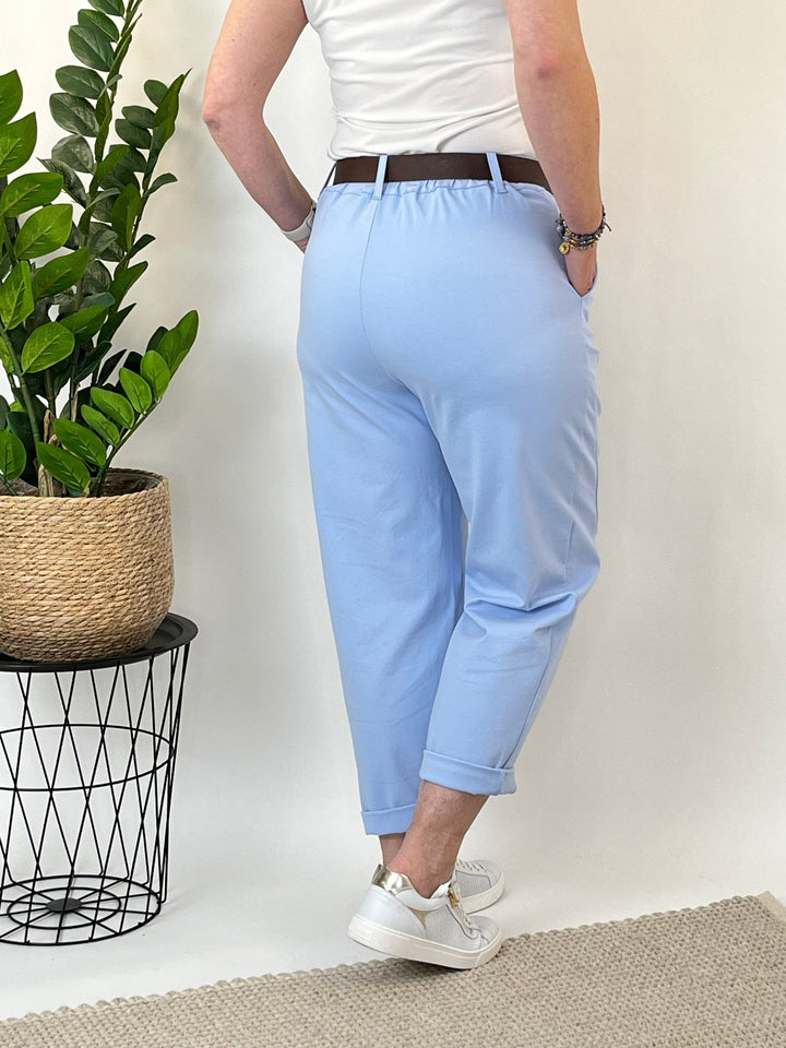 Jerseyhose Comfort Fit, hellblau von Bella Vita - Mode &amp; Lifestyle