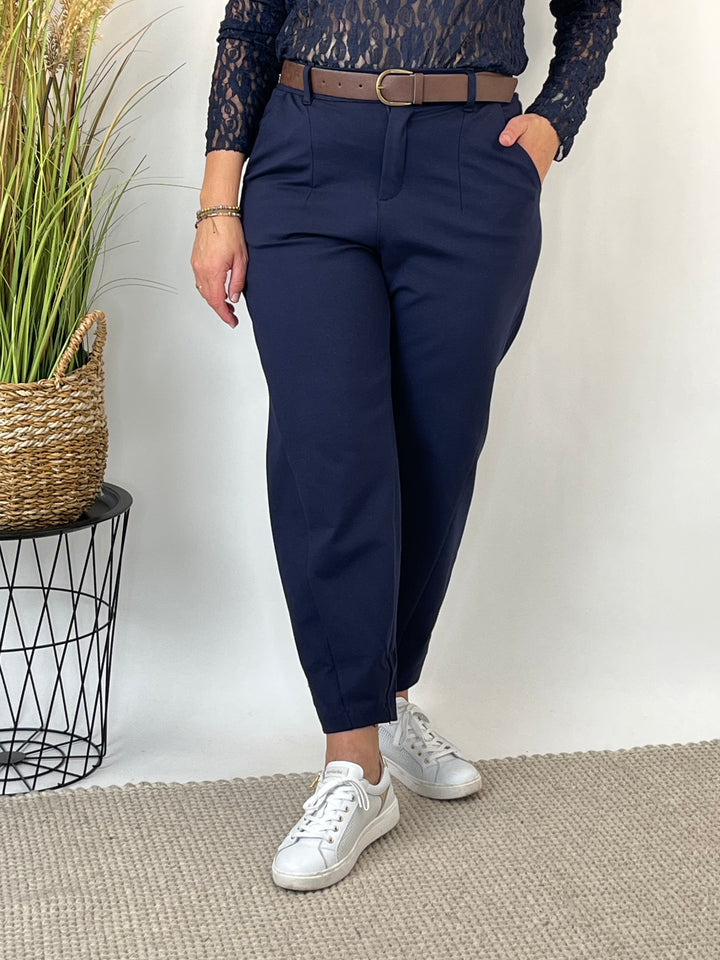 Jerseyhose Comfort Fit, marine von Bella Vita - Mode &amp; Lifestyle