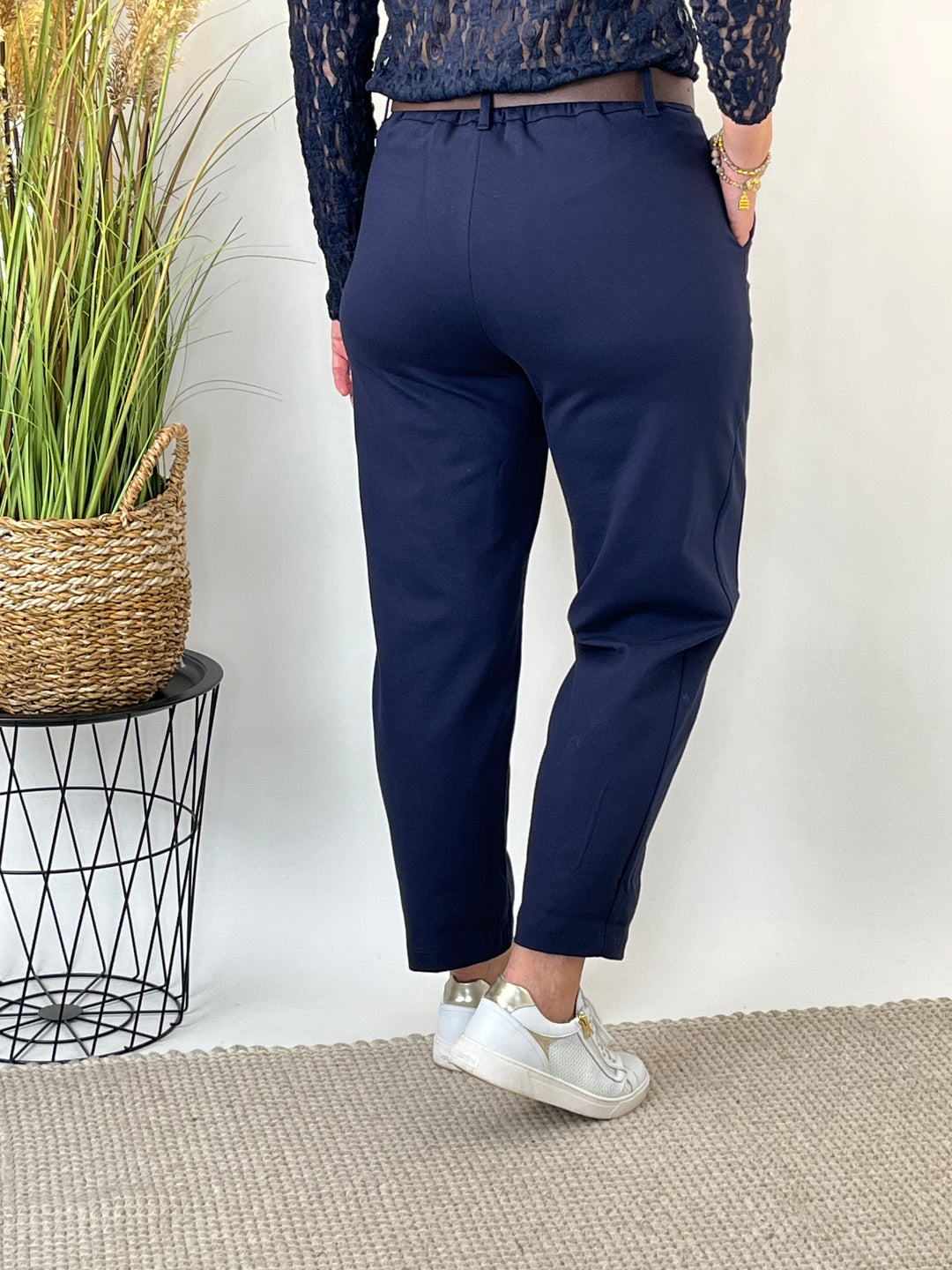 Jerseyhose Comfort Fit, marine von Bella Vita - Mode &amp; Lifestyle