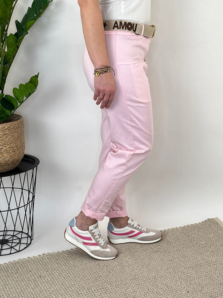Jogpant Amour, rosa von Bella Vita - Mode &amp; Lifestyle