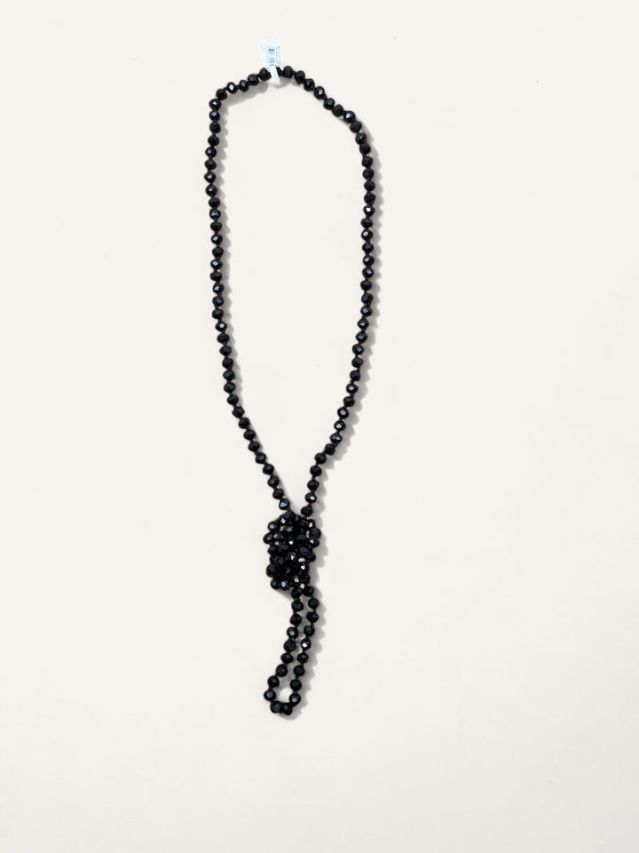 Kette aus Glassteinen, schwarz von Bella Vita - Mode &amp; Lifestyle