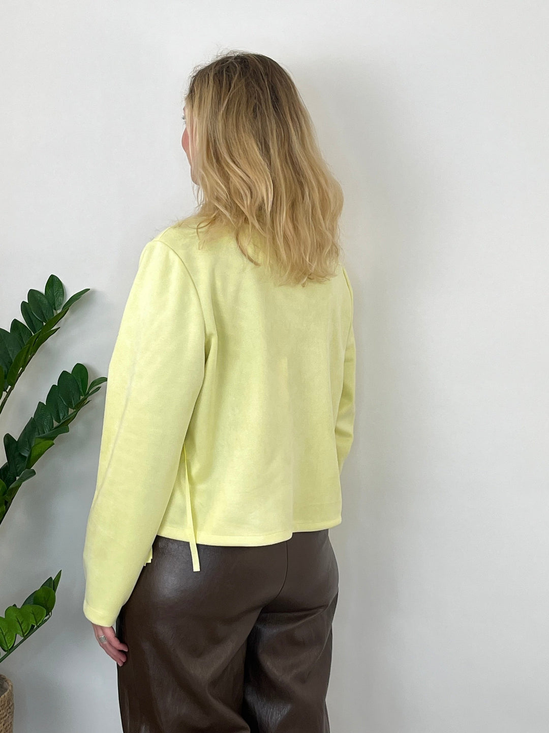 Kurzblazer mit Fransen, gelb von Bella Vita - Mode &amp; Lifestyle