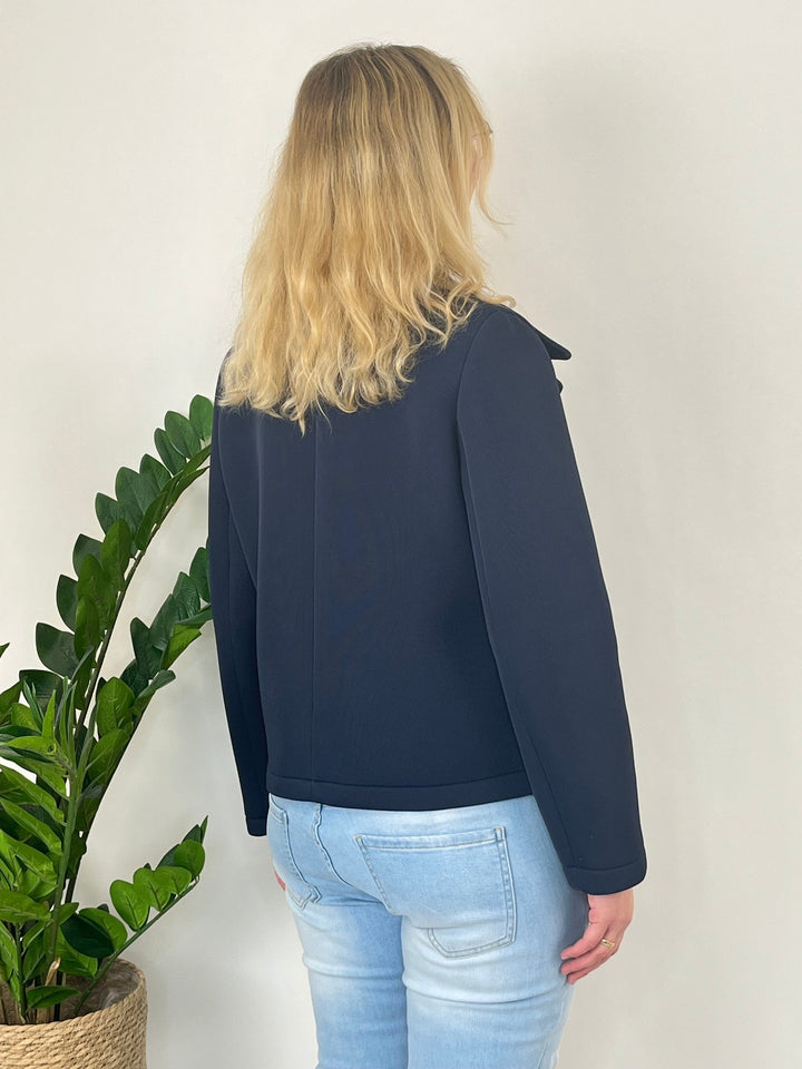 Kurzjacke mit Reverskragen, marine von Bella Vita - Mode &amp; Lifestyle