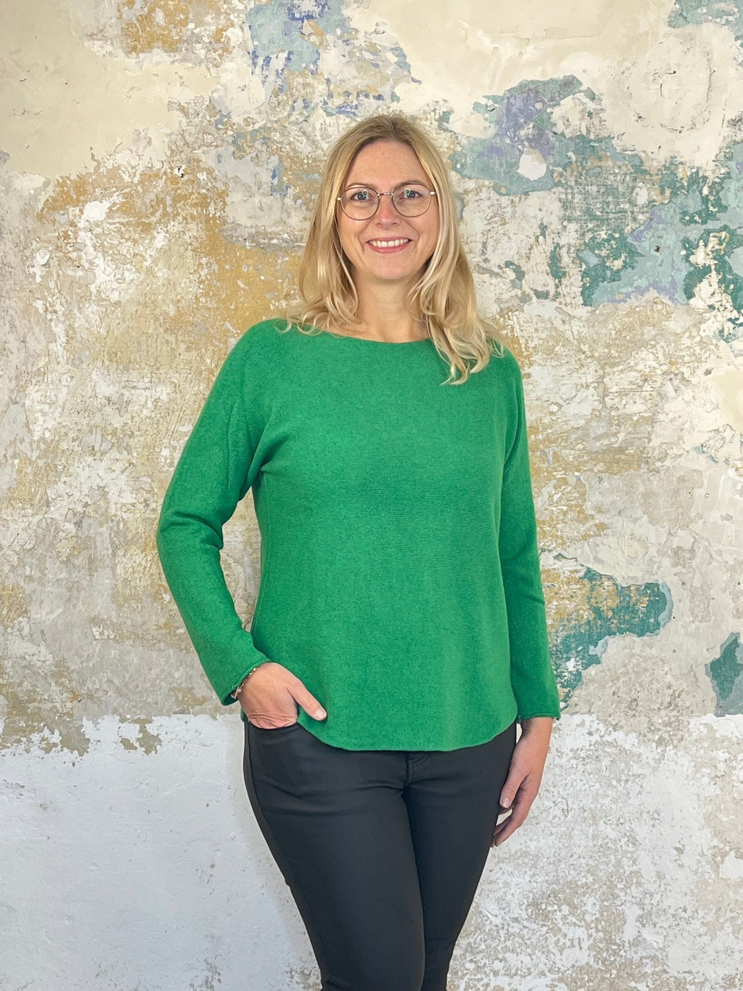 Kuschelpulli mit Rundhals von Bella Vita - Mode &amp; Lifestyle