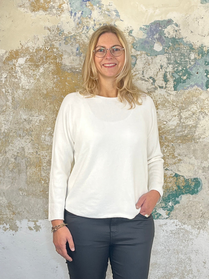 Kuschelpulli mit Rundhals von Bella Vita - Mode &amp; Lifestyle