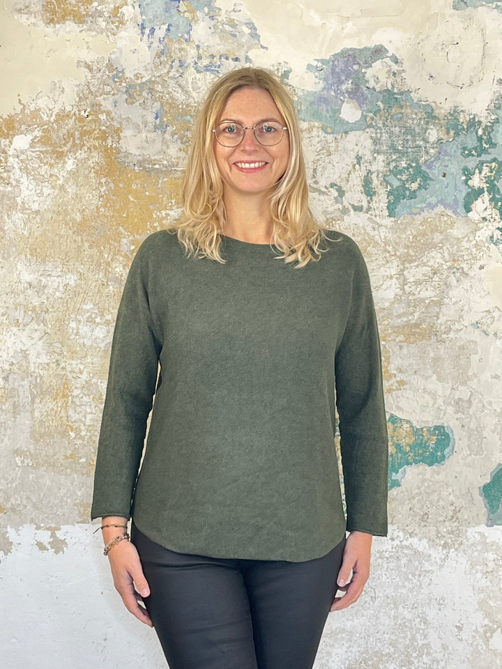 Kuschelpulli mit Rundhals von Bella Vita - Mode &amp; Lifestyle