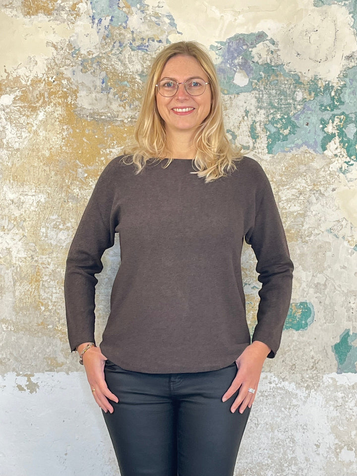 Kuschelpulli mit Rundhals von Bella Vita - Mode &amp; Lifestyle