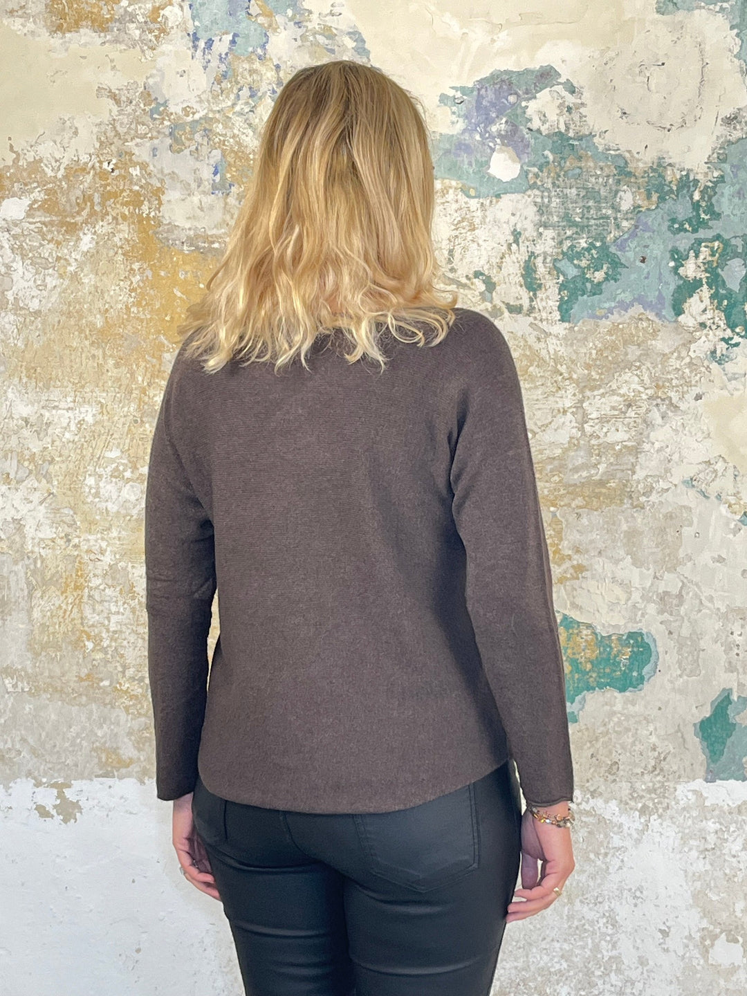 Kuschelpulli mit Rundhals von Bella Vita - Mode &amp; Lifestyle