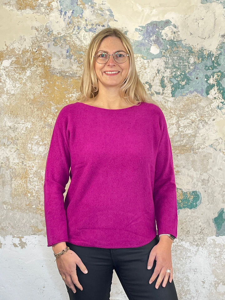 Kuschelpulli mit Rundhals von Bella Vita - Mode &amp; Lifestyle