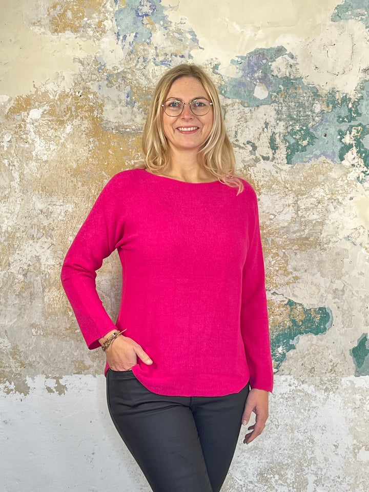 Kuschelpulli mit Rundhals von Bella Vita - Mode &amp; Lifestyle