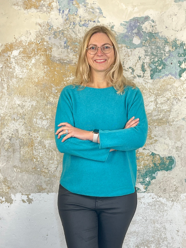Kuschelpulli mit Rundhals von Bella Vita - Mode &amp; Lifestyle