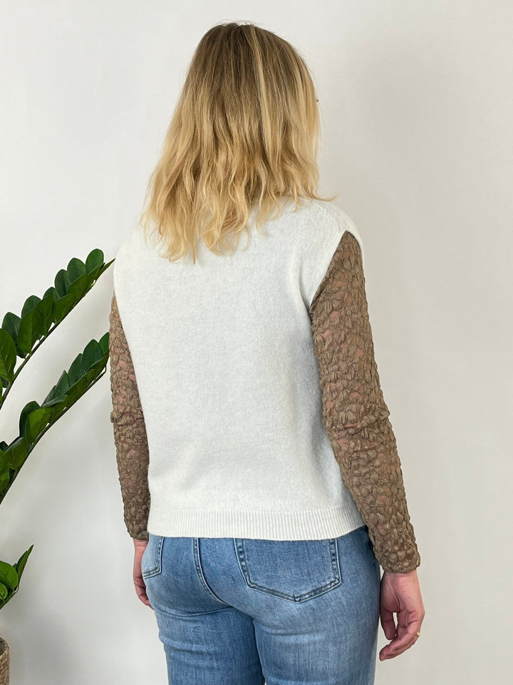 Kuschelpullunder Rundhals, ecru von Bella Vita - Mode &amp; Lifestyle