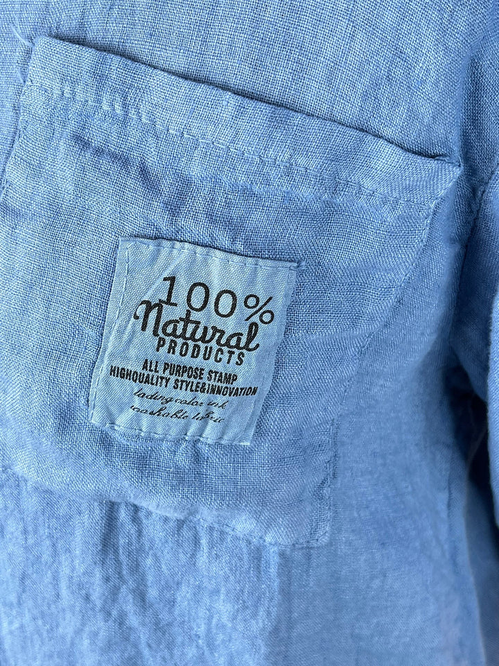 Leinenbluse "Pure Summer", jeansblau von Bella Vita - Mode &amp; Lifestyle