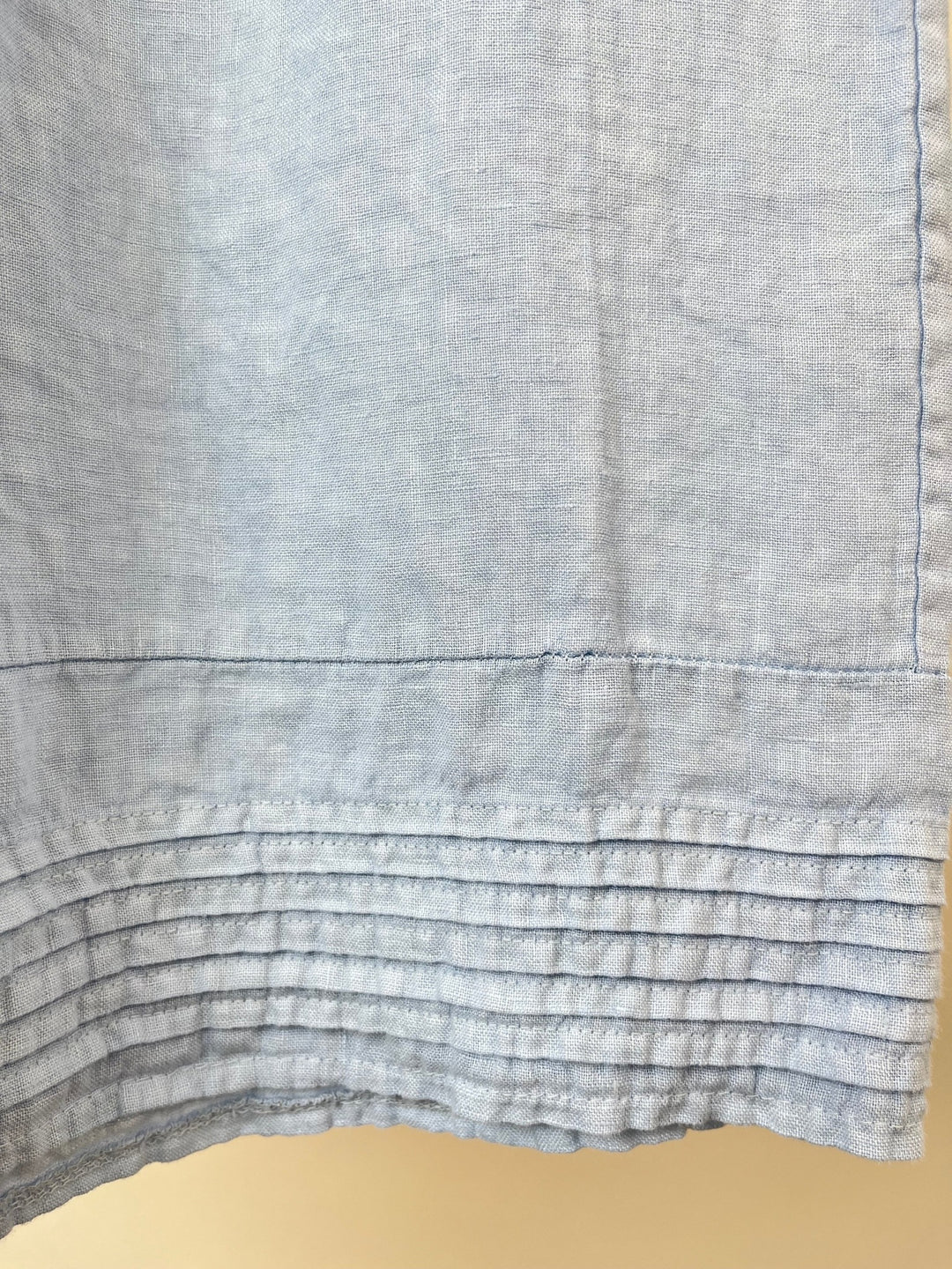Leinenhose mit Zierfalten, hellblau von Bella Vita - Mode &amp; Lifestyle