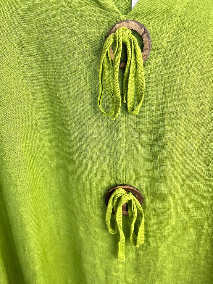 Leinenkleid "Natural Chic", grün von Bella Vita - Mode &amp; Lifestyle