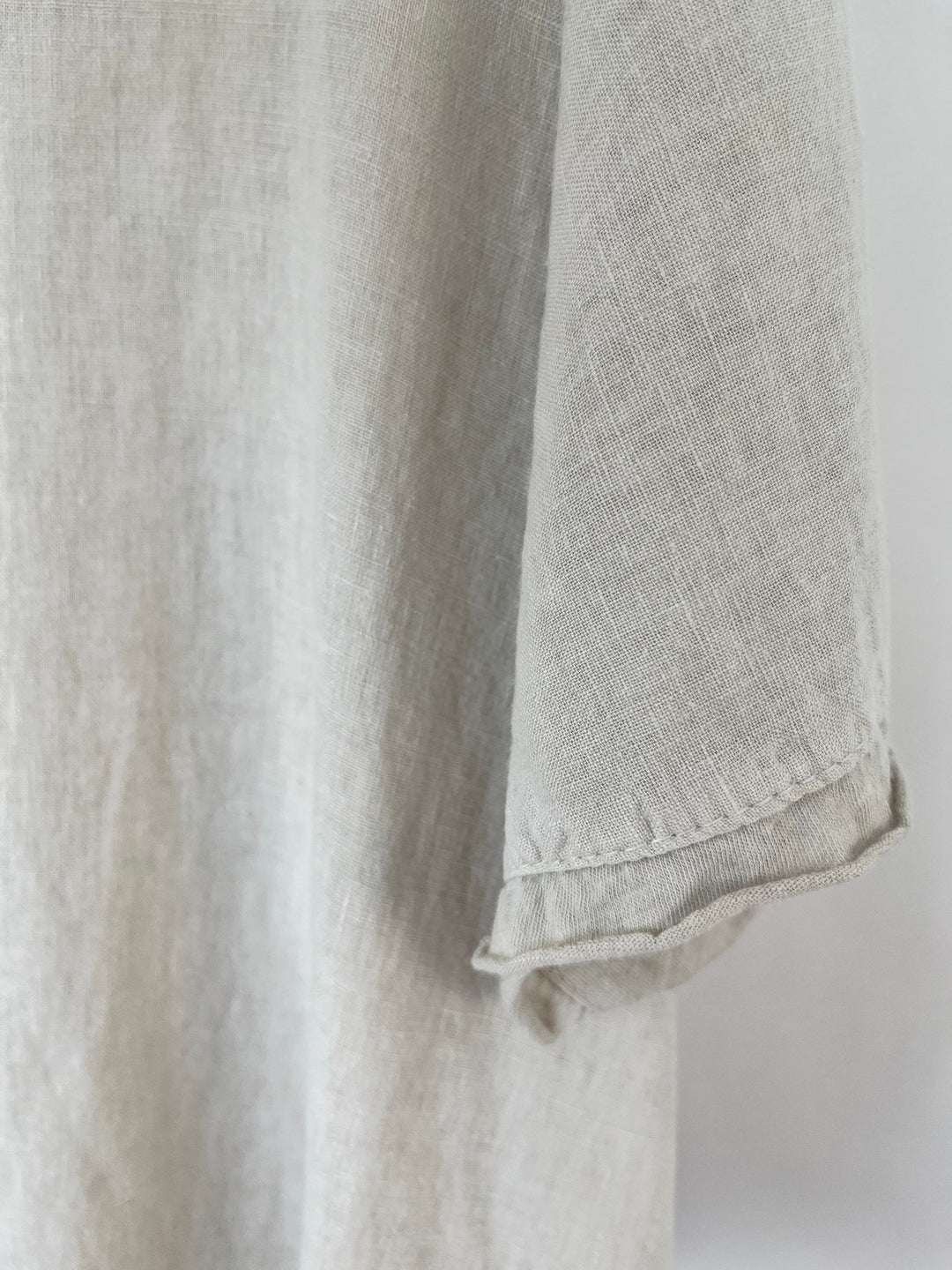 Leinenshirt im Materialmix, beige von Bella Vita - Mode &amp; Lifestyle